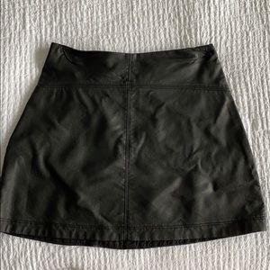 Abercrombie and Fitch leather skirt